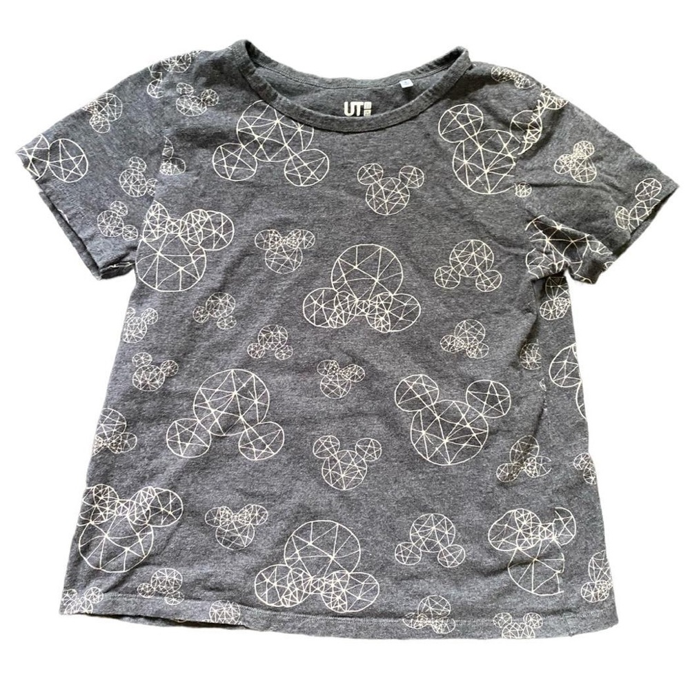Disney Mickey Minnie Uniqlo Cropped Shirt (M)